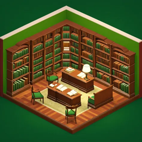 isty04 style. isometric <lora:isometric_isty04_style:1>
real life
Old bookstore and shelves and quiet corners, Green background,
detailed, professional,  slick, 3d, unreal engine, render, ray tracing,
high quality, masterpiece, highres,