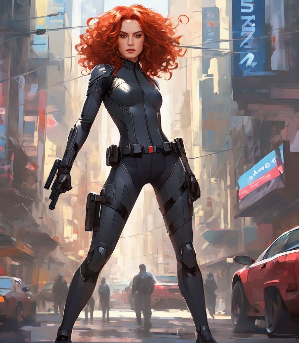 Black widow by alex couls - SeaArt AI