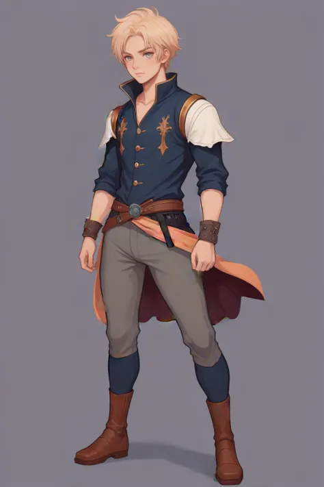 anime style, full body, character concept art, (full body:1.2), 1boy, man, solo, [:fantastical costume design,:0.2] artificer, c...