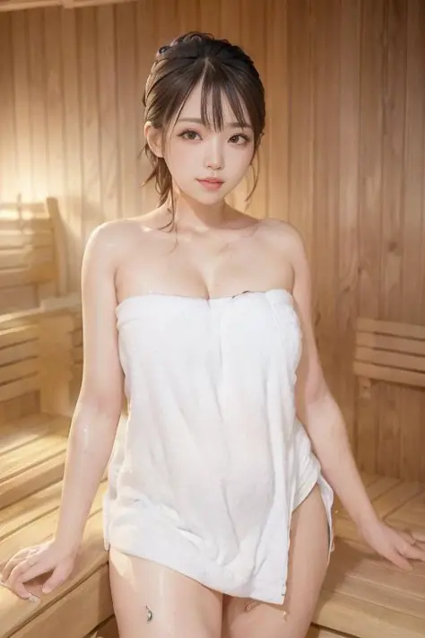 Sauna With Towel