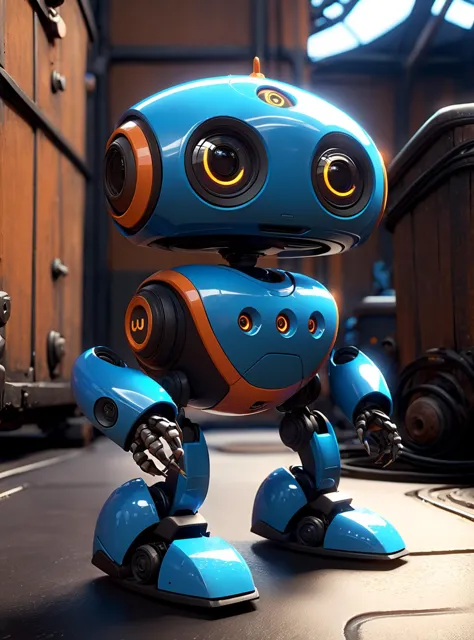 small robot, cute, pixar, unreal engine, tron, hyper detailed, volumetric lighting
<lora:sdxL_offset:0.5>,
