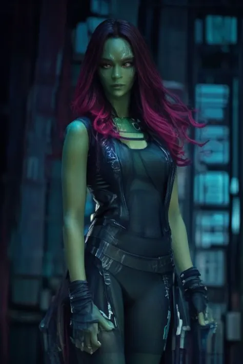 (gamora wearing a slavekini:1.3), lt