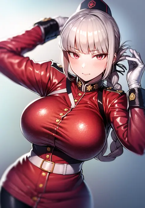 florence nightingale \(fate\), military uniform  <lora:Florence Nightingale:1>