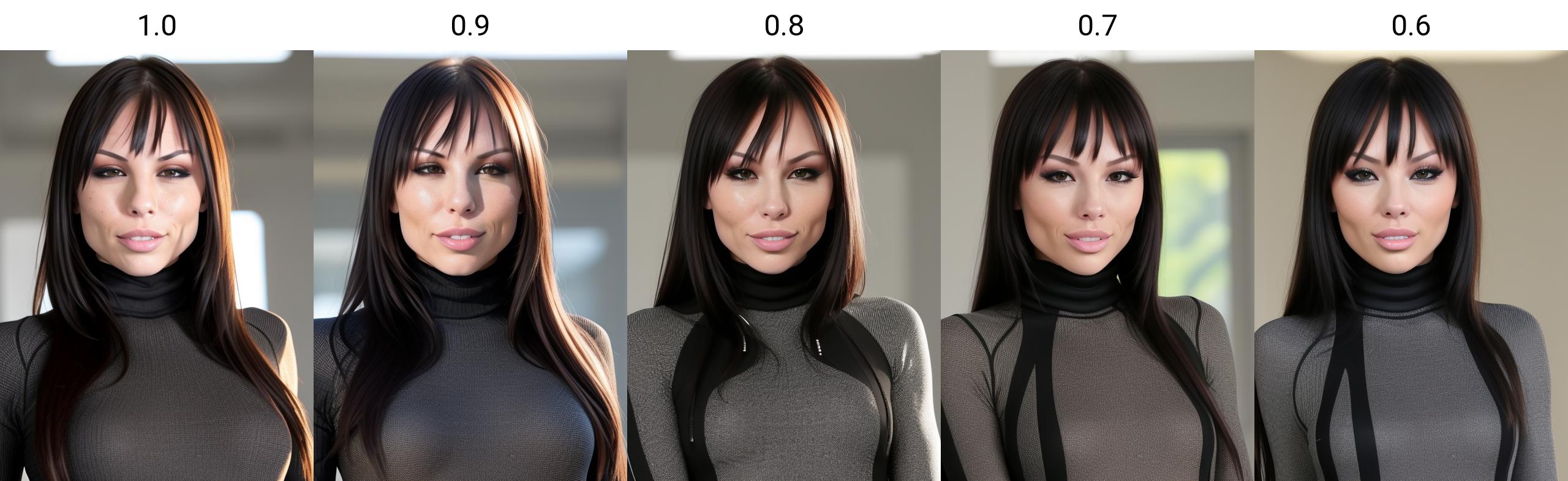 A close up of a woman with different hair types - SeaArt AI