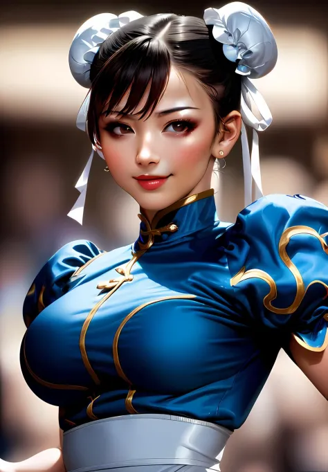 (Photo:1.3), highdetail, <lora:chun-li:0.8>, chun-li, 1girl, solo, smirk, walking towards viewer, (seductive, alluring, charming...