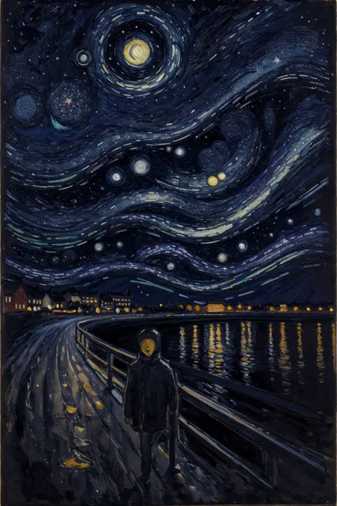 starry night over the rhone by vincent van gogh