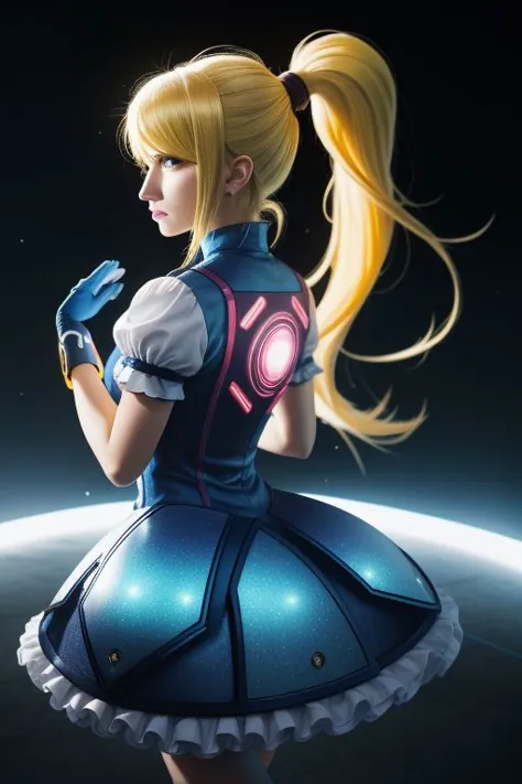 (kanamemadokaoutfit:1), (samus aran) dressed in (puffy blue and yellow magical girl outfit), (ponytail), magical girl, masterpiece, best quality, (perfect face, beautiful face, symmetric face),
8k, RAW photo, photo-realistic, masterpiece, best quality, absurdres, incredibly absurdres, huge filesize, extremely detailed, High quality texture, physically-based rendering, Ray tracing,