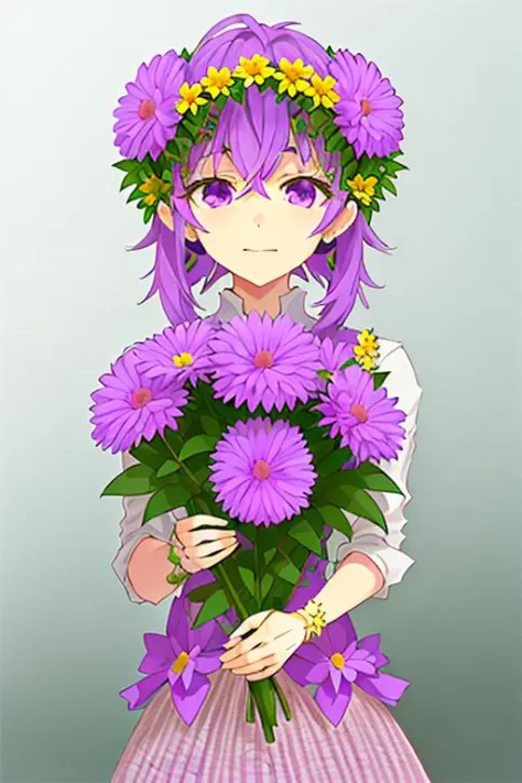 flower, purple,  <lora:Purple Dom-000010:0.6>