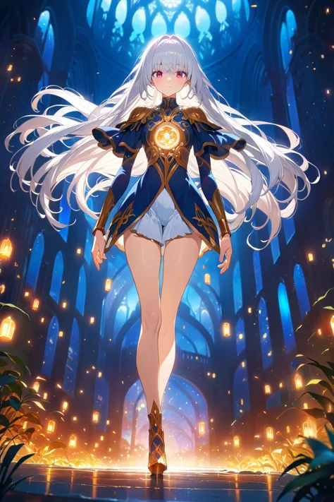 1girl, solo, full body, (fantasy), (dark:1.2), (depth of field:1.2), (night), (Fantastic lighting), looking at viewer, white hair, long hair,
best quality, 4K, ultra detailed CG, highres, source anime, newest