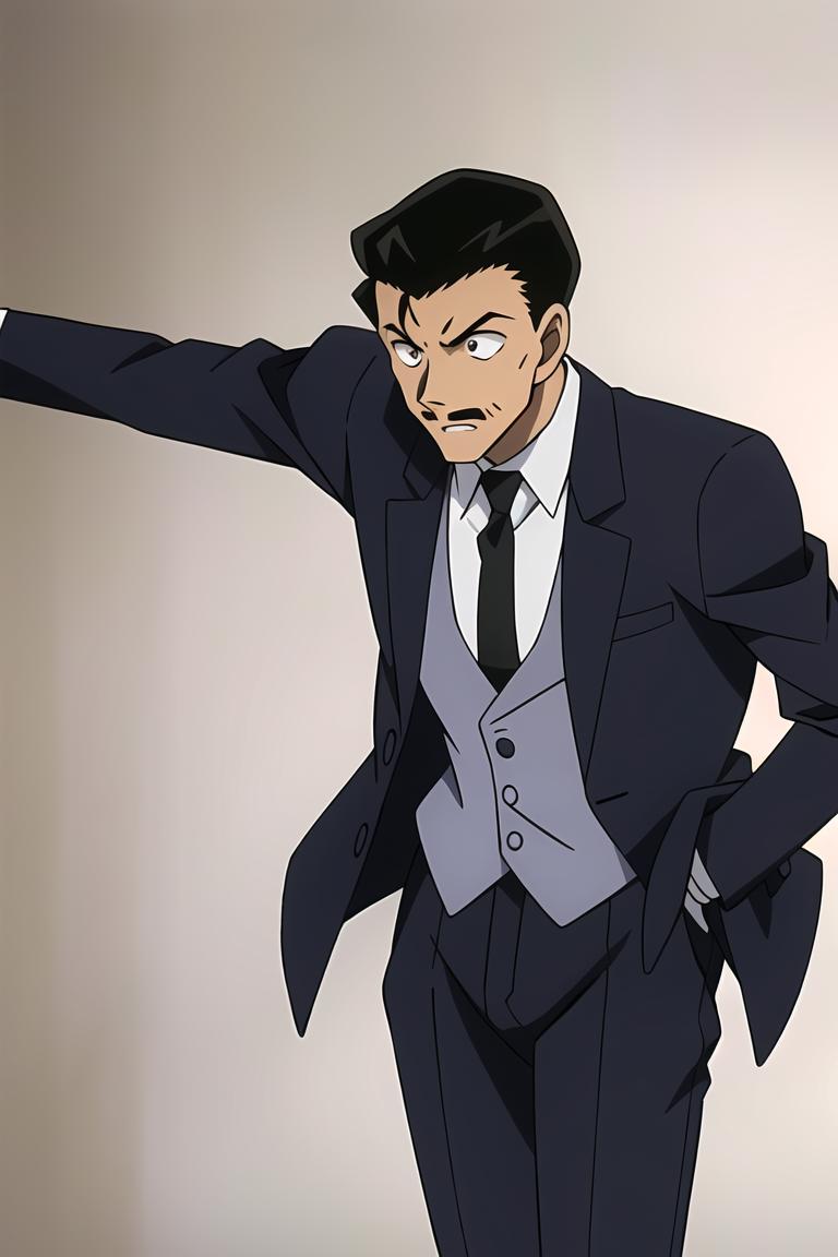 Anime characters in suits and ties walking down a street - SeaArt AI