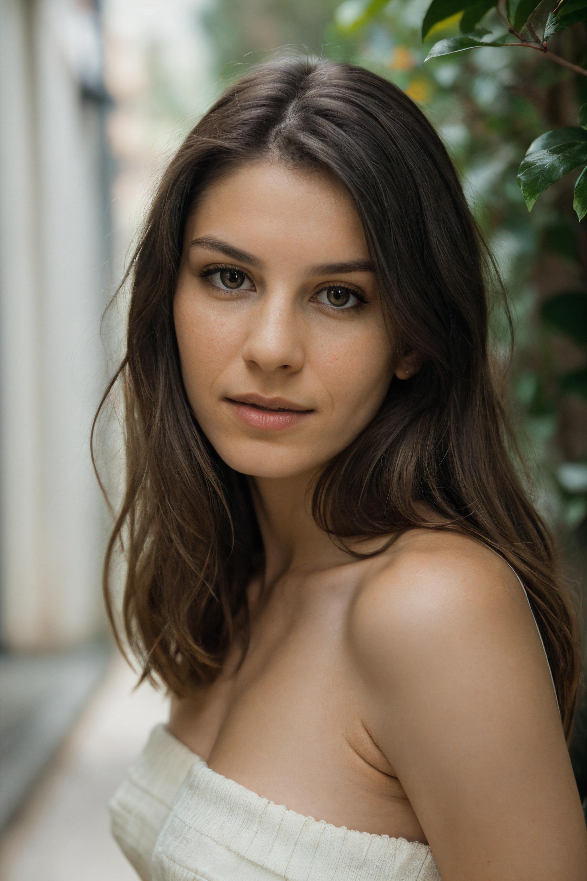 RAW photo of rileemarks, portrait, face portrait, neutral background, (high  detailed skin:1.2) - SeaArt AI