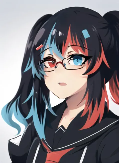 ((best quality)), ((highly detailed)), masterpiece, detailed face, beautiful face, (detailed eyes, deep eyes), (1girl), (glasses...