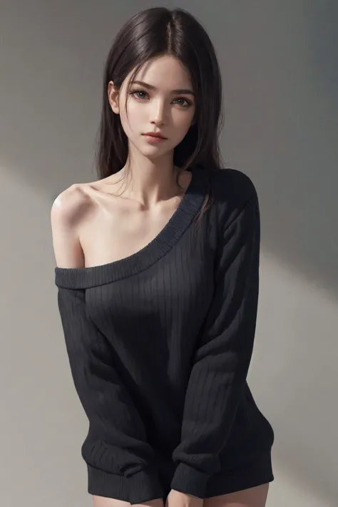 Single Bare Shoulder (clothing LoRA)
