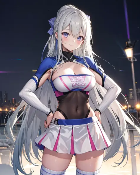 Casablanca (Azur Lane) "Cheer Squad on Break" Cheerleader Outfit 卡萨布兰卡 啦啦队的休息时间