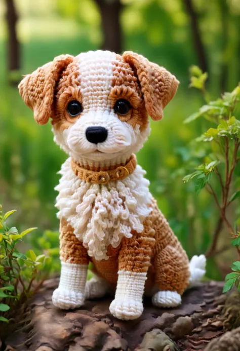 a photo of <<lora:SDXL_Sewing_dol_v2:1> BJ_Sewing_doll - a cute dog, intricate details, textured, high resolution, beautiful, hi...