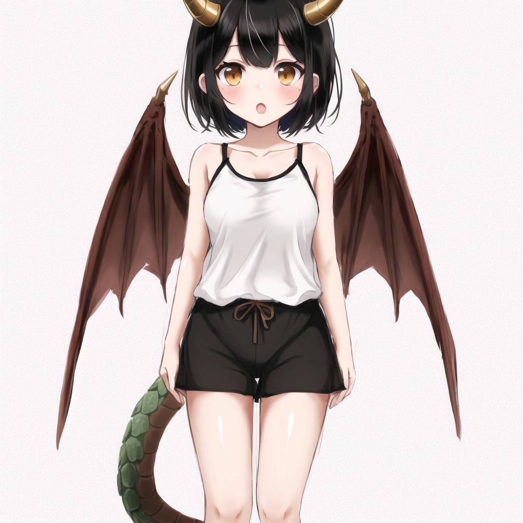 Anime Dragon Girl - SeaArt AI Model