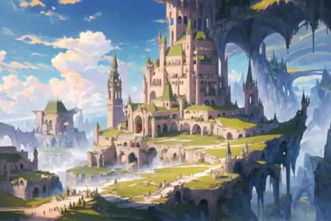 (masterpiece, best quality, excellent quality), (fantasy landscape, fictional landscape)