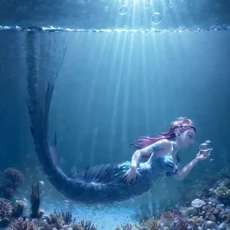 chinese mermaid-mermaid-Kraken 美人鱼|鲛人@spz