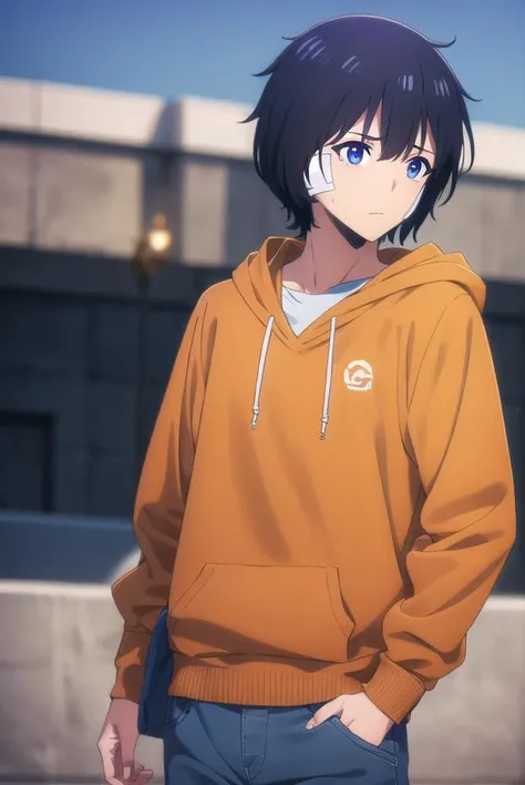 Anime o face hoodie best sale