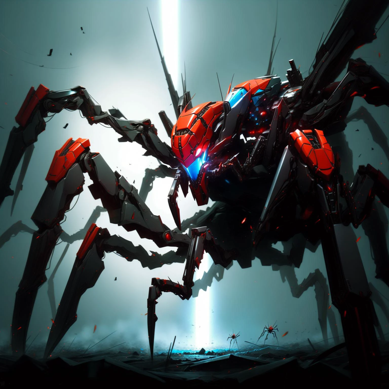 arachnophobieAI, Robot araignée RRS   