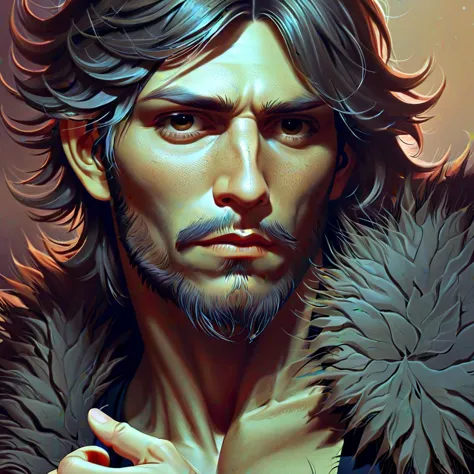 male, masculine, rugged, men, gay, queer,,,, dark, intricate, highly detailed, (digital painting:1.02), artstation, concept art,...