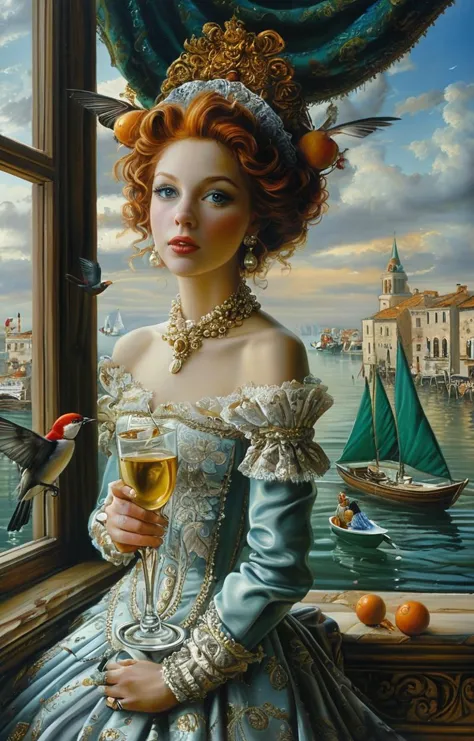 style of Michael Cheval [SDXL] 129