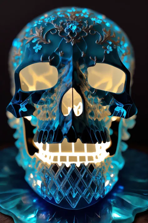 (epoxy_skull:1.128), closeup, closeup, shot, Masterpiece, absurdres, fine detail, HDR, highly detailed face and eyes, photoreali...