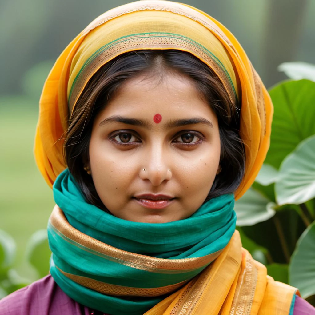 中景, (傑作:1.2), (最好的品質:1.2), Pooja Chatterjee 的肖像照, 獨自的, 1個女孩, 黑髮, 简单的, 家常的, 被掩蓋, 穿著多件紗麗, 5 件紗麗一件一件疊在另一件上面, 戴著一條遮住脖子的紗麗圍巾, 頭上戴著紗麗圍巾, 多層, 沒有皮膚顯示有點像紗麗忍者, (細緻的眼睛:1.2), 超細緻的肌膚, 詳細的臉部, 臉上有光, 逼真的皮膚, 随机姿势, (超清晰影像:1.2), 逼真的皮膚 textures, 非攻击性, 非触发, 健康, 符合 Civita TOS 規則, 符合 Civita TOS 指南, 不會因為違反 Civitai TOS 而被刪除的內容, everything 被掩蓋 except parts of her face