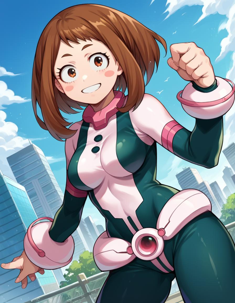 ochako uraraka], [Boku no hero academia], ((masterpiece)), - SeaArt AI