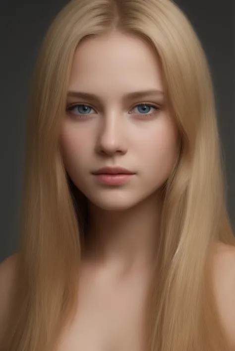 professional,masterpiece,8k,hyperrealistic portrait of a 19yo cute blonde girl,long hair,(looking shy:1.3),detailed face,detaile...