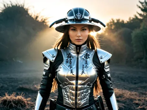 remarkable stylized picture of (Cyborg Samurai assassin:0.7) wearing a high collar motorcycle jacket with japanese writing, fight stance, shoulders implementations of wires and nano Future Tech, Large sedge hat, long hair in wind, weapon, (skull, skeleton, Synthwave sunrise scene with bleaked dark colorful Neon and black details:0.5)
BREAK Gl1tchBasalt  <lora:Gl1tchBasalt-000025:0.75>, abandoned city extraterrestrial landscape with ground made of voronoi-shaped prismatic voxels protruding from black ground in abandoned decaying  city flooded with dense milky-green fog laying on the ground. white-blue voxels
BREAK (from_below:1.2), (realistic raw photograph, shallow depth of field with strong swirly bokeh effect:0.6), analog film grain and analog film physical effects simulation, light leaks and sun flares, ( tessellation:0.9), (surreal ethereal otherworldly scenery:1.15), (lifelike,crisp,precise:1.2), Volumetric lighting, light caustics, sun flares, light leaks and subsurface light scattering