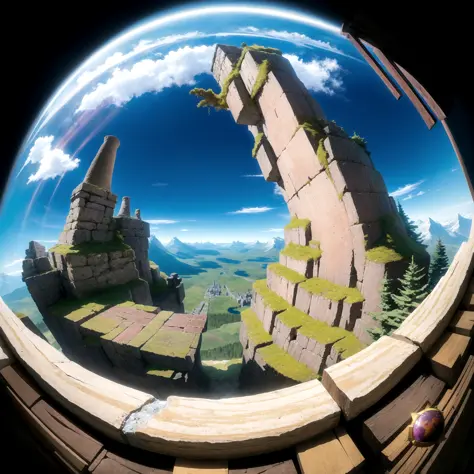 duelist, A sprawling dwarven city, carved deep into the heart of a mountain, Druid protecting the forest from invaders, frozen tundra, (((Fisheye-shot)))
