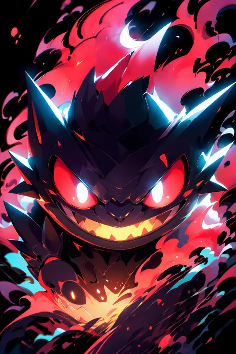 Gengar and Pokémon trainer with ghost hat，Highest image quality ...