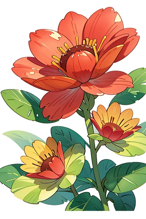 (masterpiece, beat quality, official art, watercolor sketch), a flower