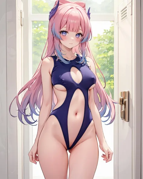 【Costume】 Sexy Cutout One-Piece Swimsuit