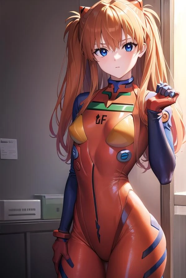 sucreangley, Asuka Langley Soryu, (souryuu asuka langley:1.5), yeux bleus, cheveux entre les yeux, couvre-chef, casque d&#39;interface, cheveux roux, deux côtés vers le haut,
CASSER bodysuit, manches longues, plugsuit, body rouge,
CASSER indoors, Salle de classe,
CASSER looking at viewer, (tir de cow-boy:1.5),
CASSER (chef-d&#39;œuvre:1.2), meilleure qualité, Haute résolution, unité 8k fond d&#39;écran, (illustration:0.8), (beaux yeux détaillés:1.6), visage extrêmement détaillé, éclairage parfait, CG extrêmement détaillé, (des mains parfaites, anatomie parfaite),