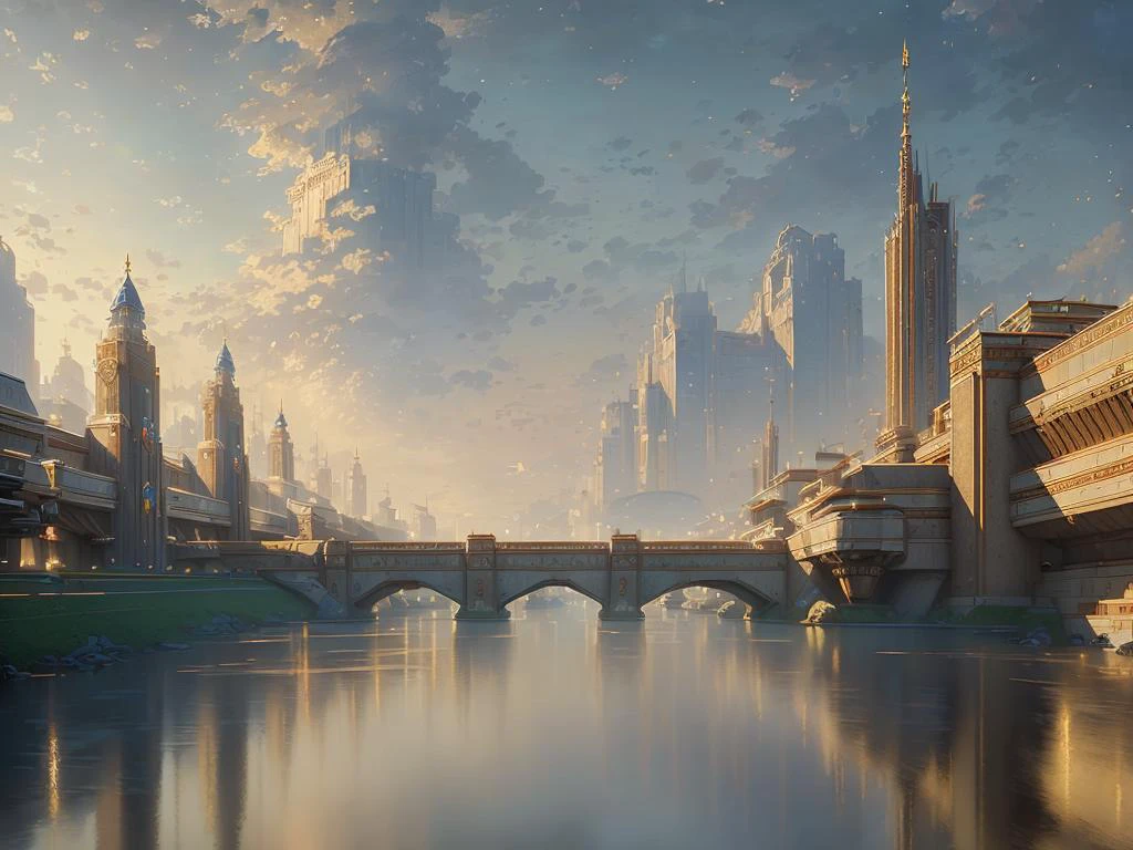 authoritarian, cityscape, scenery, view of a grand city, (masterpiece:1.3), (best quality:1.2), chiaroscuro, ( Unreal Engine, CGI render, Hyperdetailed, scenery, city, vivid colors, deep metallic colors, buildings, train station, mall, central park, residential complex, promenades, wide boulevards, courtyards, realistic, magnificent architecture, ), ultra high quality model, 8k Ultra HD, perfect composition, beautiful detailed intricate insanely detailed octane render, 8 k photography, soft natural volumetric cinematic perfect light, perfect depth of field shot, ray tracing, photometry, beautiful, luminous reflections, rtx on, subspace scattering, (subsurface scattering:1.1), dynamic hdr tone mapping, (volumetric lighting:1.2), (screenspace reflection:0.7), (Physically-Based Rendering:1.35), (Unity Wata environmental lighting:0.4), maximal attention to correctness and detail, 
(uploaded and trending on imgur, pixiv, furaffinity, pinterest, e621, inkbunny, tumblr, deviantart, artstation, ),
((in the style of and art by midjourney, raphael, greg rutkowski, Frank Lloyd Wright, James Gurney, Thomas Kinkade, )),
