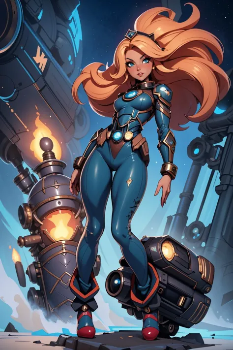 epic bombshell hair, (masterpiece, best_quality, ultra-detailed, immaculate:1.3), epic, illustration, welcoming, depth of field, 1girl, (frostpunk drone:1.3), (in a  submarine:1.3), scenery, (full body:1.4), thigh gap, gold hair, long bombshell hair,short bombshell hair, light orange lipstick, , pose, [:outlandish, formal costume design:0.2], muscular,glasses, small breasts, tall, hourglass figure,(muscular legs:0.6), , (bellbottoms:1.2), (asian:1.3)<lyco:EnvySuperMix01:1.2>