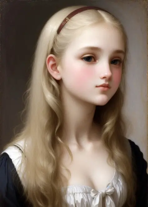 A painting by William Bouguereau, 'aesthetically pleasing', exquisite, polished, refined, sophisticated, tasteful, harmonious, w...