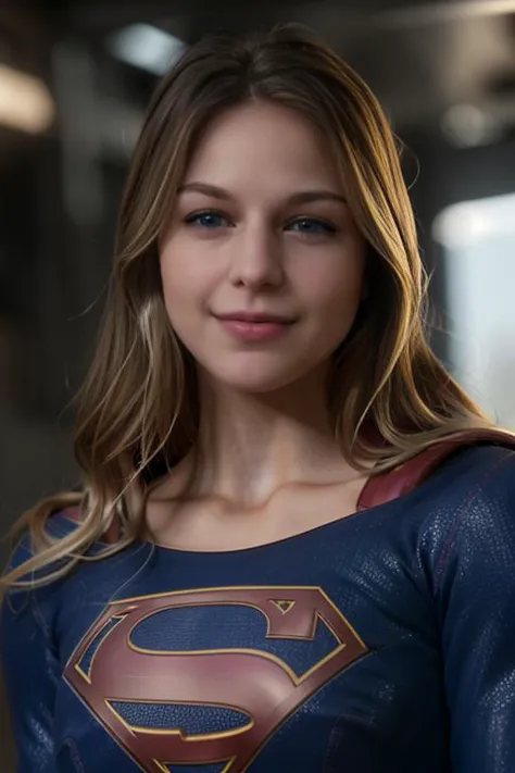 real, atmospheric scene, masterpiece, best quality, (detailed face, detail skin texture, ultra-detailed body),(cinematic light),
<lora:Supergirl_MelissaBenoist_smf_lora_v04-000005:0.9>, 1girl, s0p3r6m3l1s4-smf, solo, realistic, blonde hair, blue eyes, long hair, superhero, lips, upper body, smile, closed mouth, bodysuit