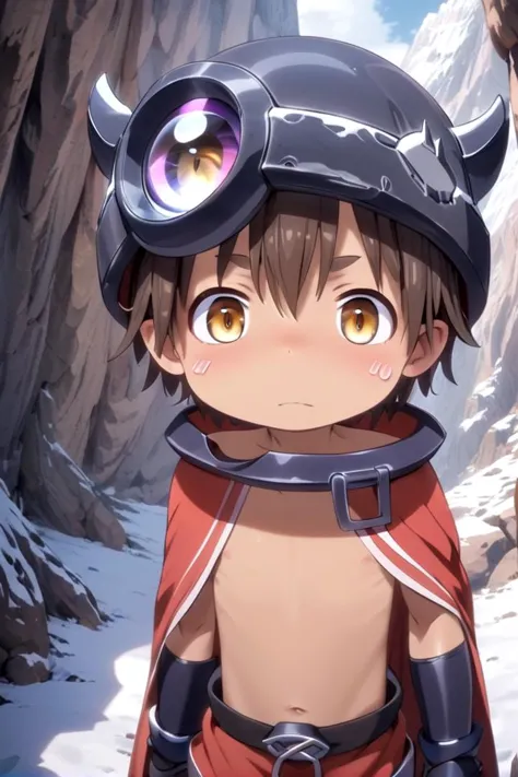 <lora:regsdxl-000027:0.7>
(a 10-year-old boy), reg, more details in eyes, cute, looking at viewer,  adorabel boy, cute face, details sky, handsome, young, juvenile,
multiple details, eyeshadow, sfw, medium shot, cave, snow, ice, helmet, cape
<lora:XDetail_light:1>