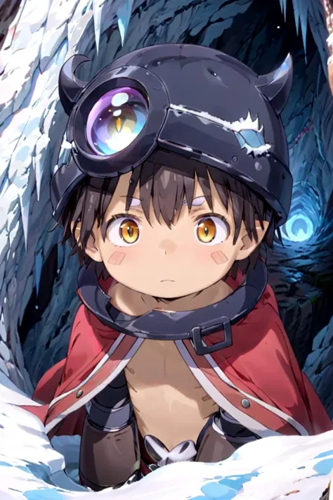 <lora:regsdxl-000027:0.7>
(a 10-year-old boy), reg, more details in eyes, cute, looking at viewer,  adorabel boy, cute face, details sky, handsome, young, juvenile,
multiple details, eyeshadow, sfw, medium shot, cave, snow, ice, helmet, cape
<lora:XDetail_light:1>