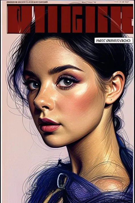 Scribbled Pattern of (DEN_demi_rose), moviePosterShowcasing, confidentYoungWoman, tachi-eEnhancement (Magazines:1.3), coverStyleEnhancement (Cover-style:1.3), fashionableTrendyAspectsPortrayal, boldCenteredComposition, dramaticTheme, grittinessTheme, intenseTheme, stylishContemporaryClothing, determinedExpression, darkGrittyAtmosphere, dangerIntensityEvoking, boldEyeCatchingText, catchySlogans, overallDramaExcitement, predominantlyDarkPalette, vibrantAccents, protagonistWhiteHairRedEyes, dynamicVisuallyStrikingElement, vibrantWomanOnFrontCover, richColorfulDynamicComposition, selfAssuredExpressiveNature, halterOutfitBoldStatement, titlesSmartModernTypeface, attentionGrabbingQuality, trendyFashionableRepresentation, capturingEssenceDramaticIntenseThemes, m4g1c, <lora:rabisco:0.875> <lora:speedy1p5:1.15>