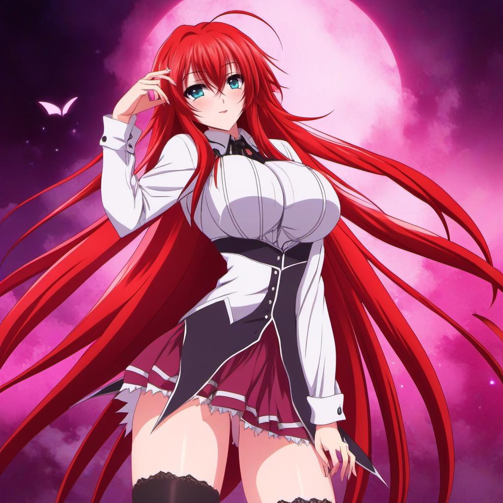 Rias Gremory - High School DxD - SDXL Realistic & Anime - SeaArt AI Model