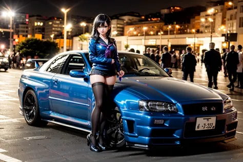 NISSAN Skyline GT-R R34 car LORA