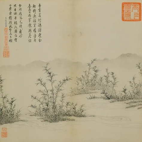 Tang Bohu's Painting Style LORA 唐伯虎画风劳拉