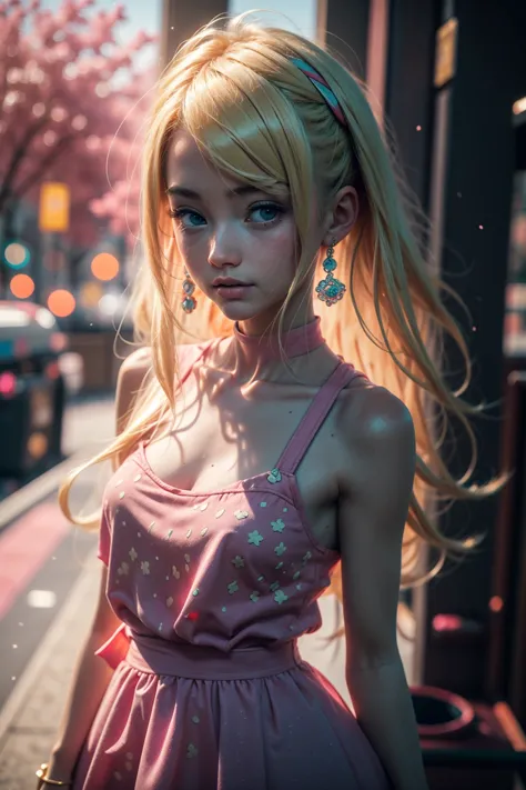 30 years old slender Mandy, blonde, pink dress, ttcolor, bokeh effect,  <lora:Mandy-10:0.6>. <lora:BokehMecha:0.5> <lora:beauty_eyes:0.2> <lora:perfecteyes-000007:0.25>  <lora:ttcolor_v2:0.25> <lora:ilse2.2:0.4>