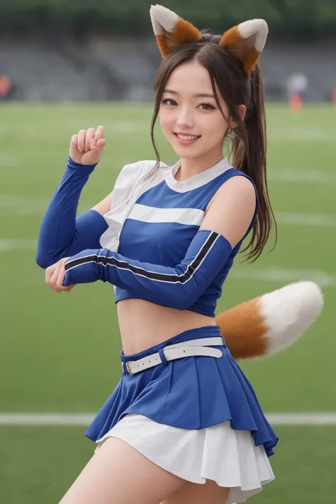 Fighters Girl's Outfit - Kitsune Dance (Hokkaido Nippon-Ham Fighters)