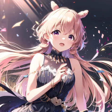 high quality, best quality, masterpiece, absurdres, kokoro akazaki, idol, 1girl,  <lora:kkr:0.75>