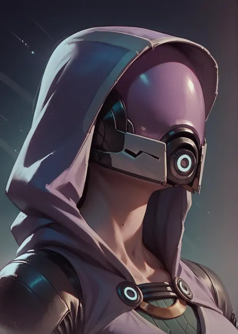 a close up of a person wearing a helmet and a hood